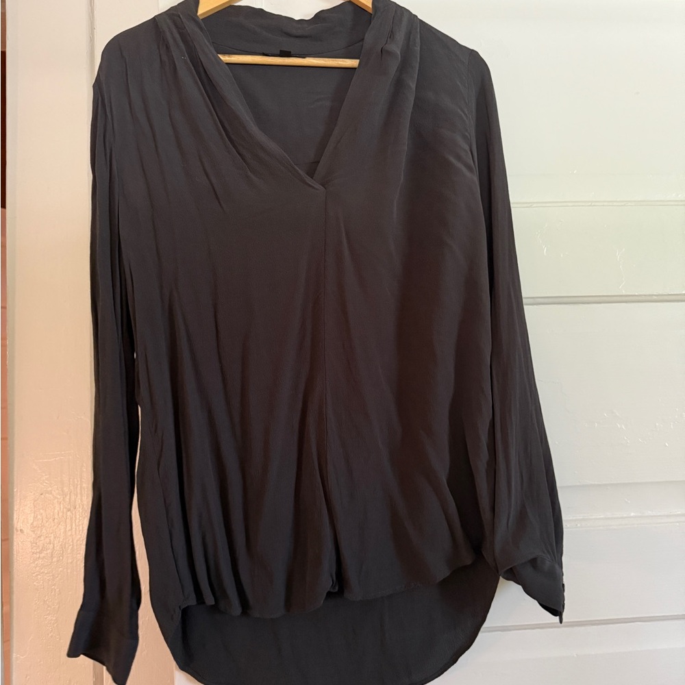 Elegant Charcoal Blouse